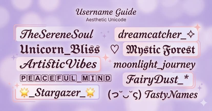 Aesthetic Usernames — How to Create a Standout Identity Across Every Platform