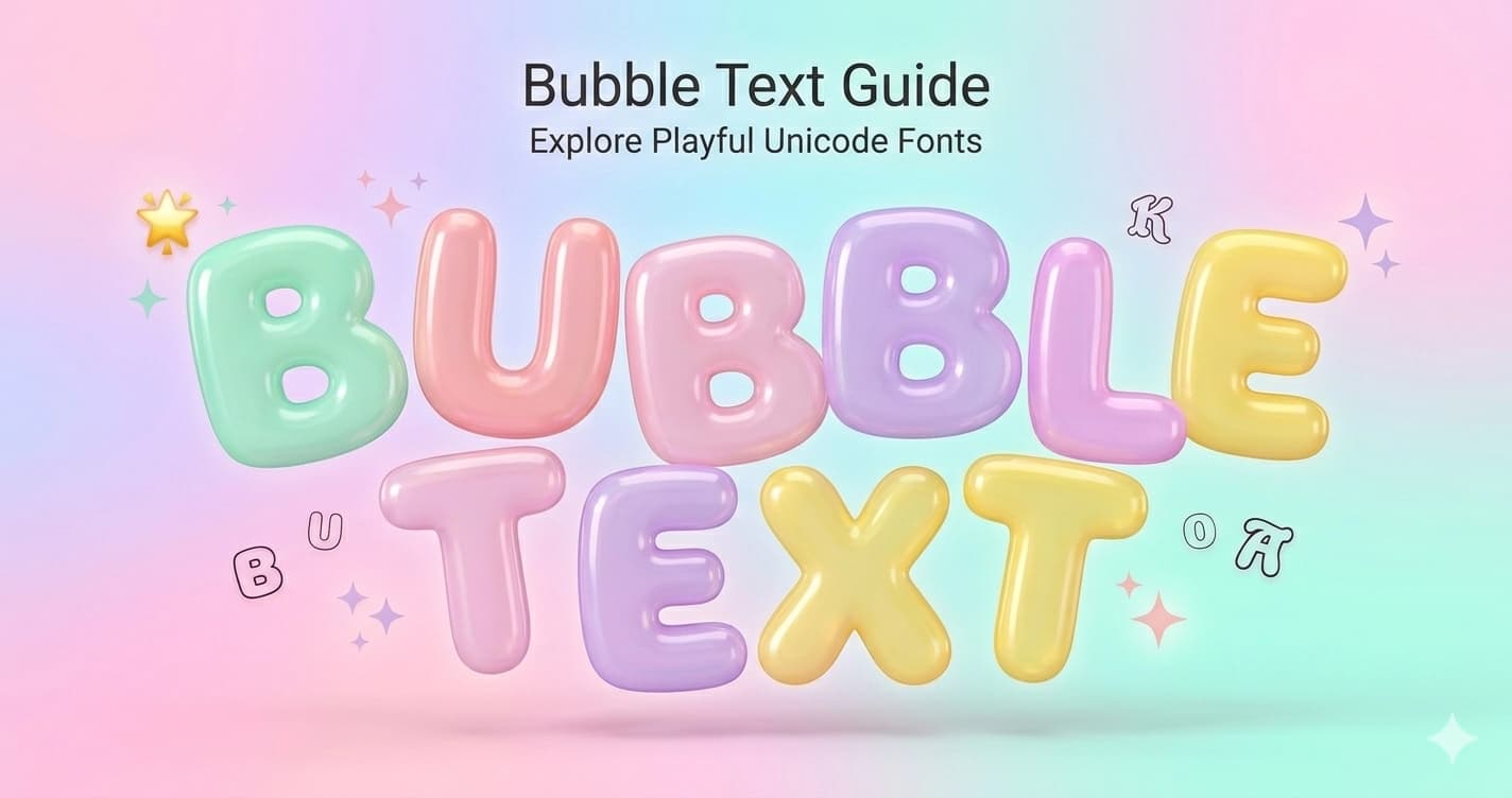 Bubble Text — The Complete Guide to Circled Unicode Letters