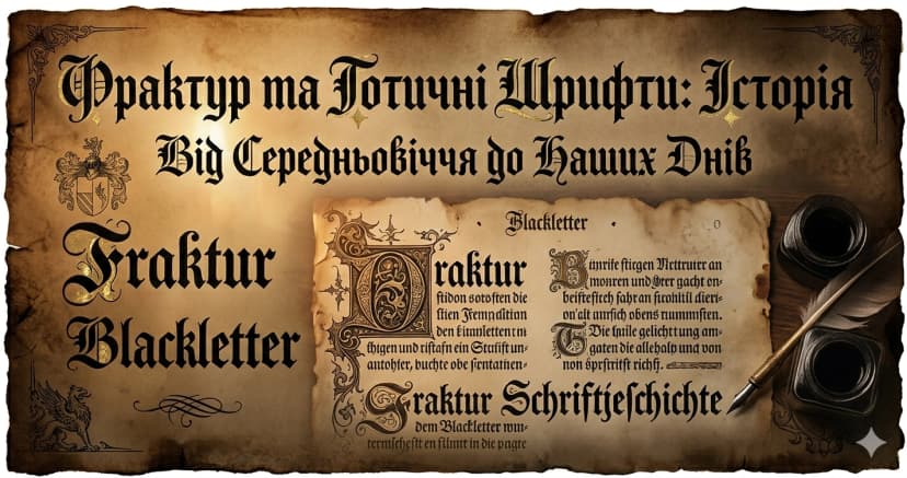 Fraktur — The History of Blackletter from Medieval Manuscripts to Modern Tattoos