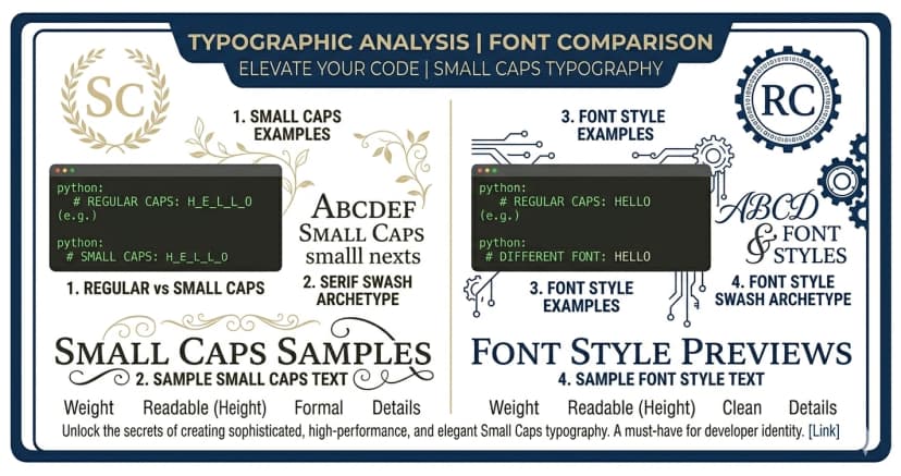 Small Caps — History, Typography Rules, and How to Use Them Online