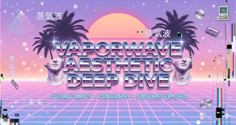 Vaporwave Aesthetic — The Complete History of the Font, the Music, and Why It Never Dies