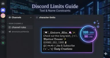Discord Character Limits & Unicode Fonts — The Complete Field Guide